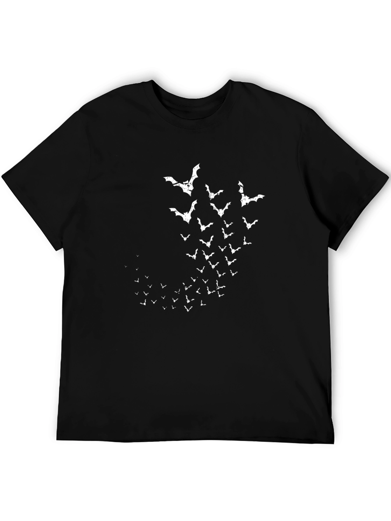 Bat Swarm Graphic T-Shirt - Black