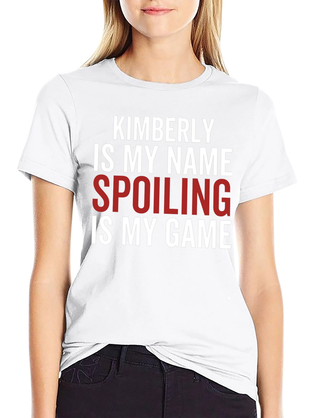 Kimberly Spoiling Game Graphic T-Shirt