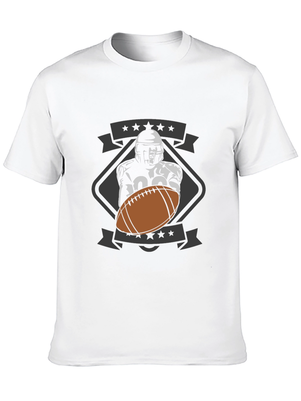 Football Player Graphic T-Shirt
