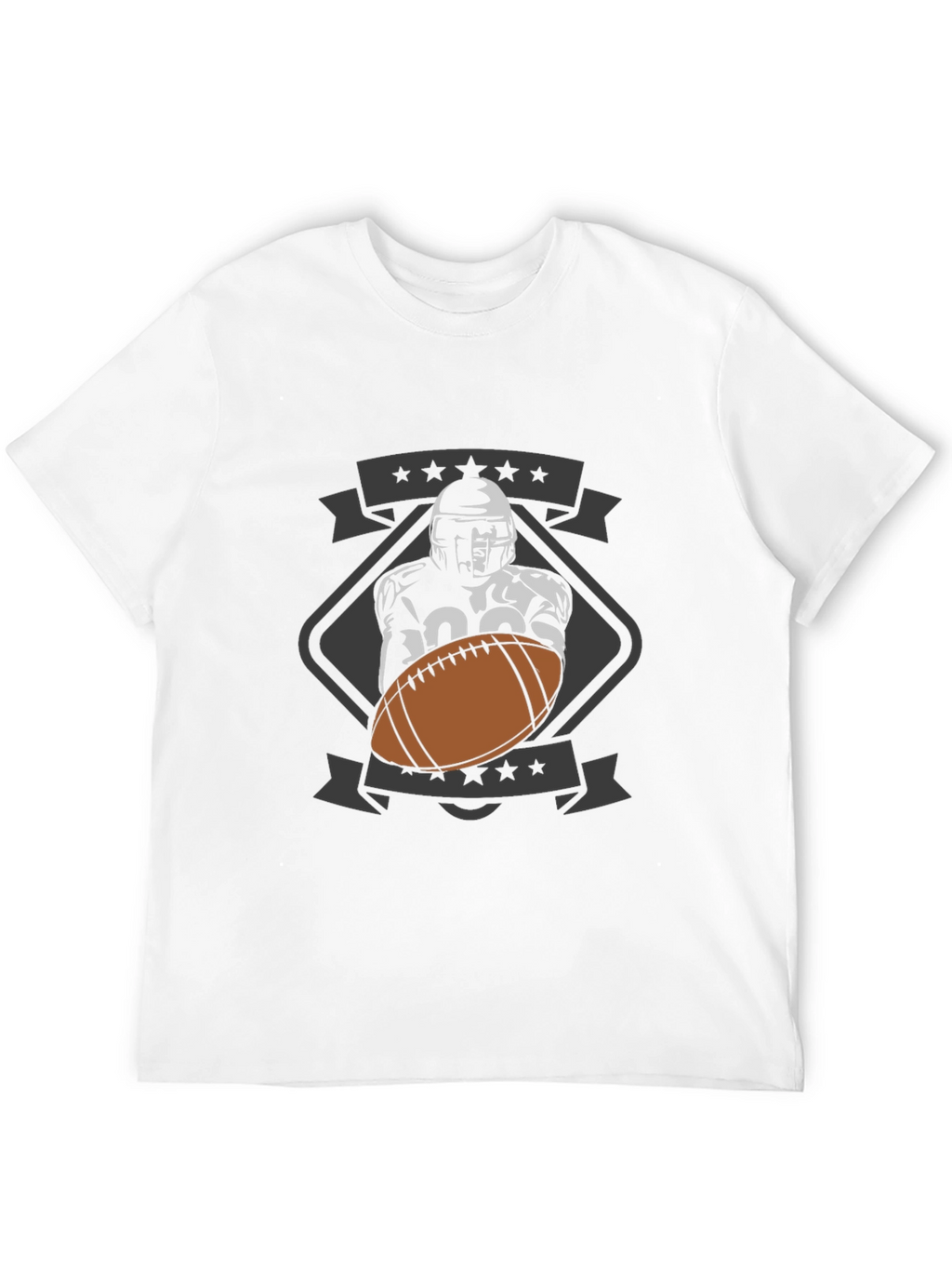 Football Player Graphic T-Shirt