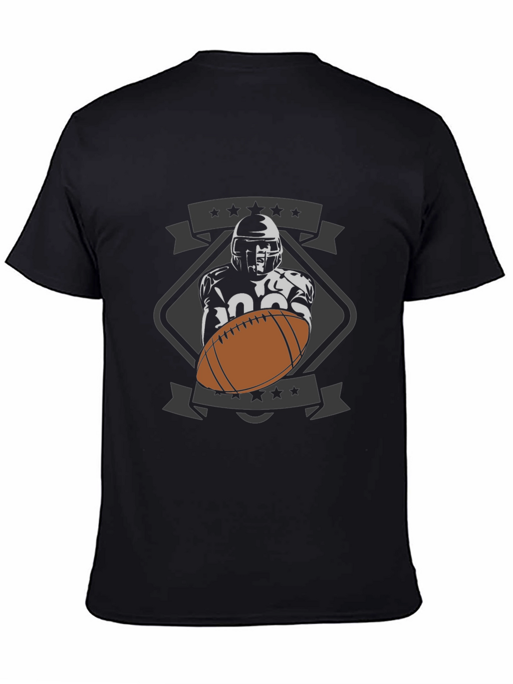 Football Player Graphic T-Shirt