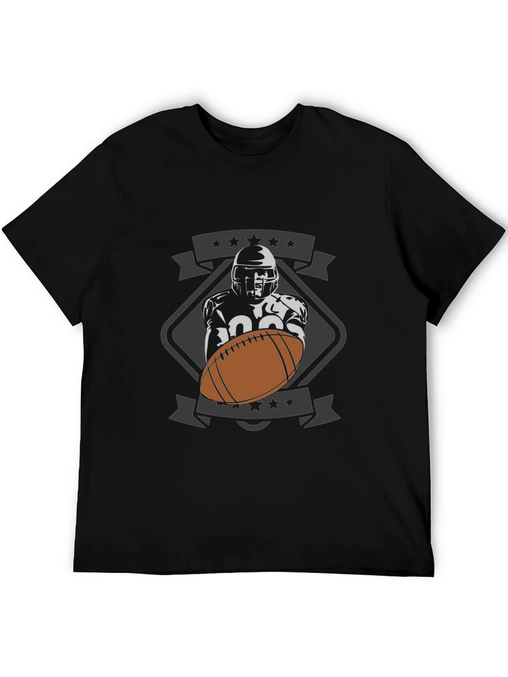 Football Player Graphic T-Shirt