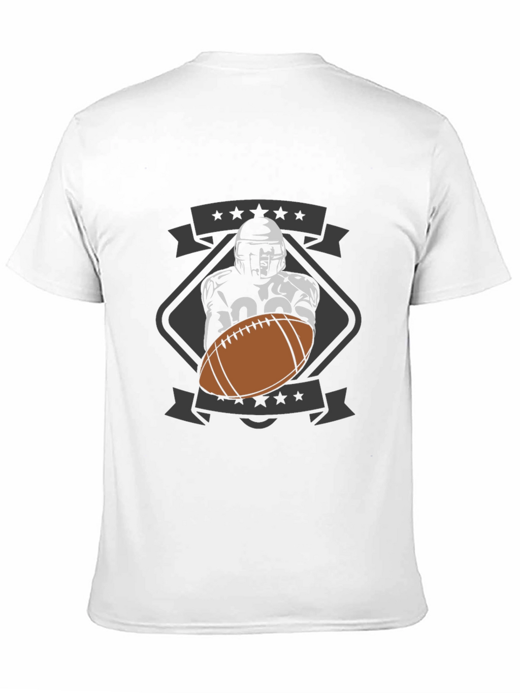 Football Player Graphic T-Shirt