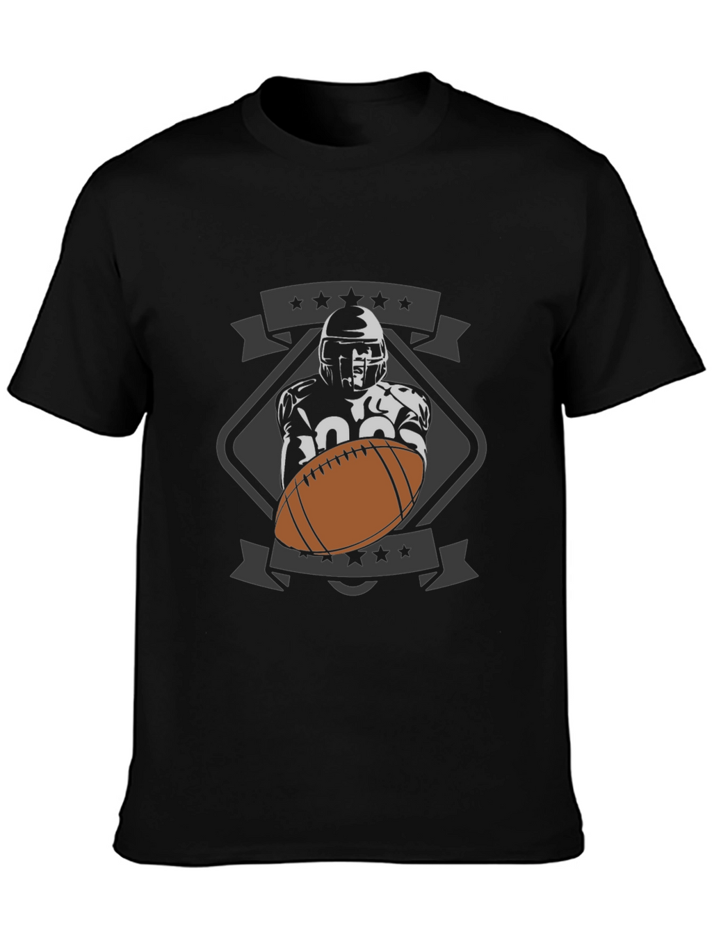 Football Player Graphic T-Shirt