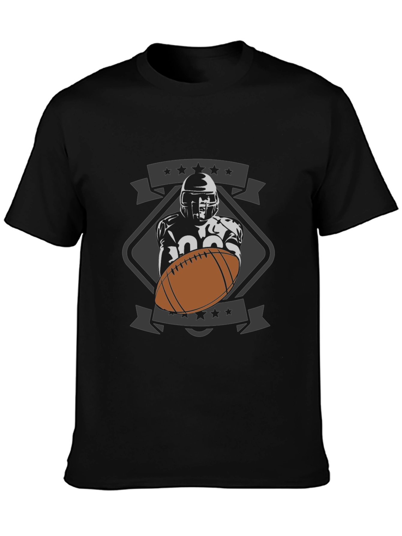 Football Player Graphic T-Shirt