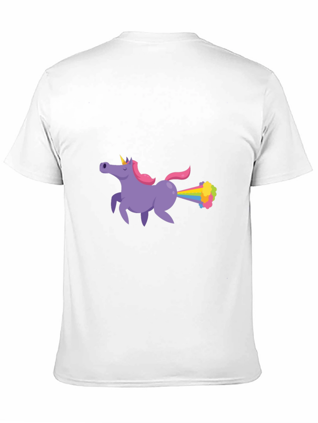 Unicorn Farting Rainbows Graphic T-Shirt
