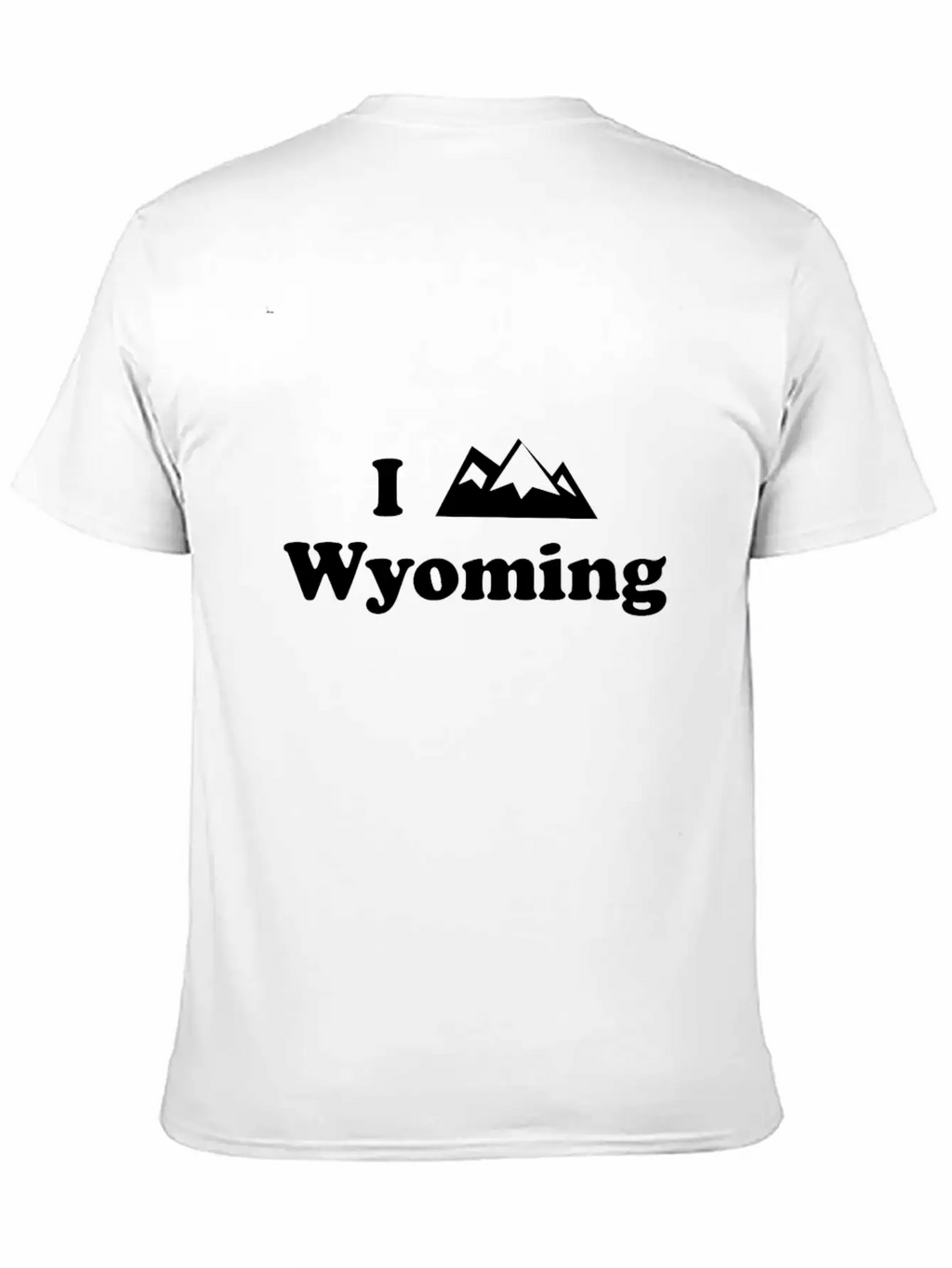 Wyoming Mountain Unisex Casual T-Shirt – Clean Design For Daily Comfort