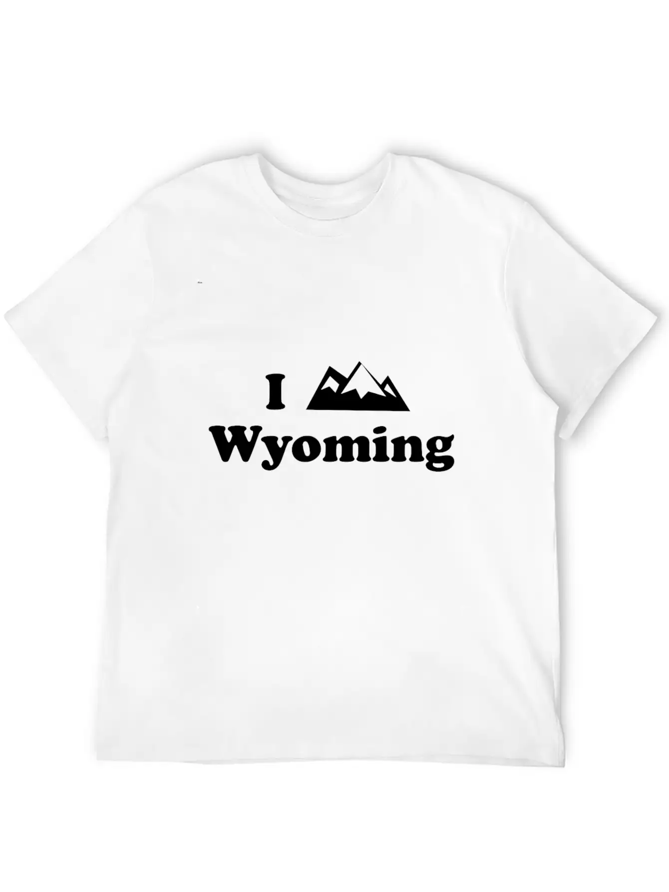 Wyoming Mountain Unisex Casual T-Shirt – Clean Design For Daily Comfort