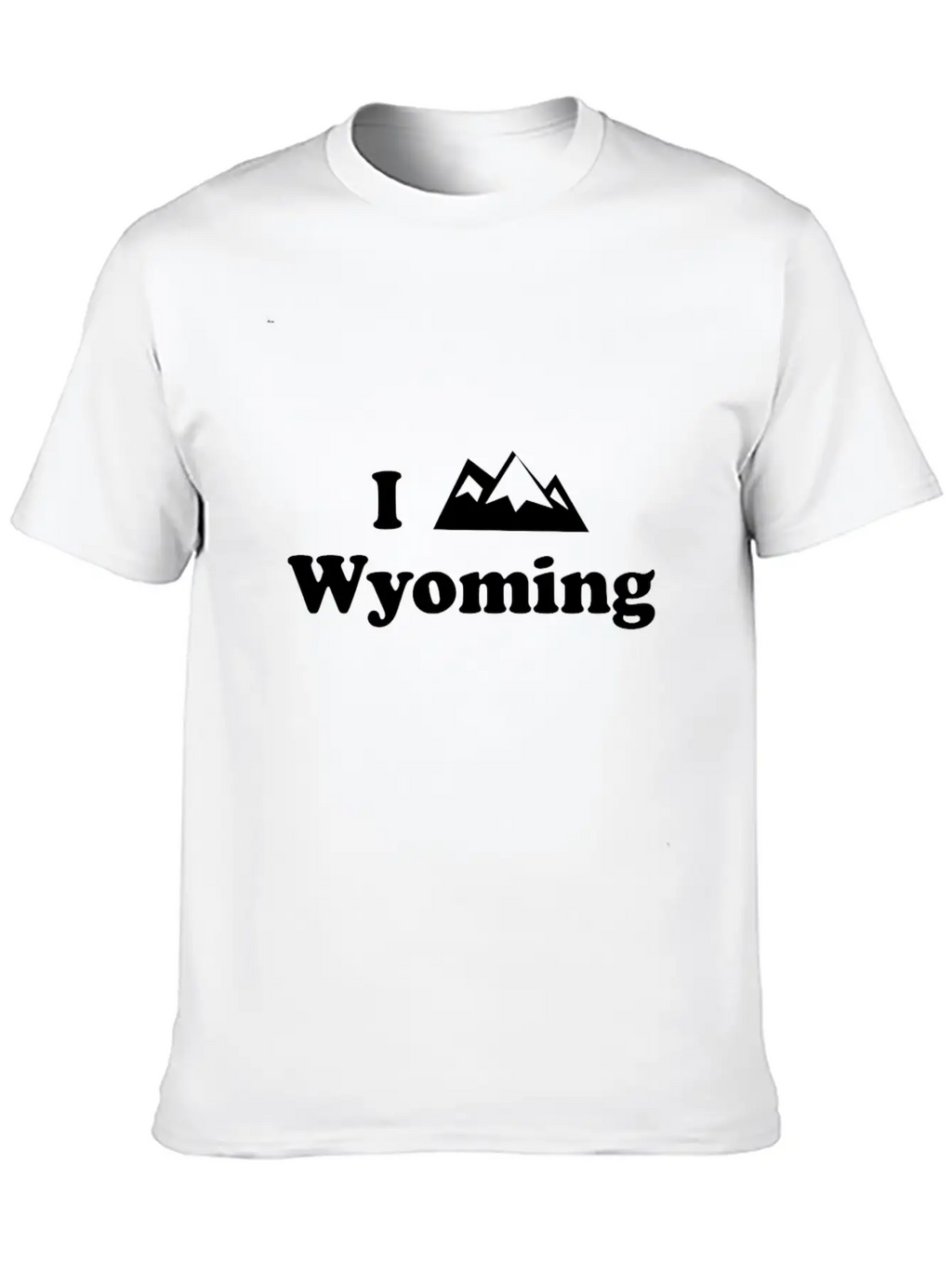 Wyoming Mountain Unisex Casual T-Shirt – Clean Design For Daily Comfort
