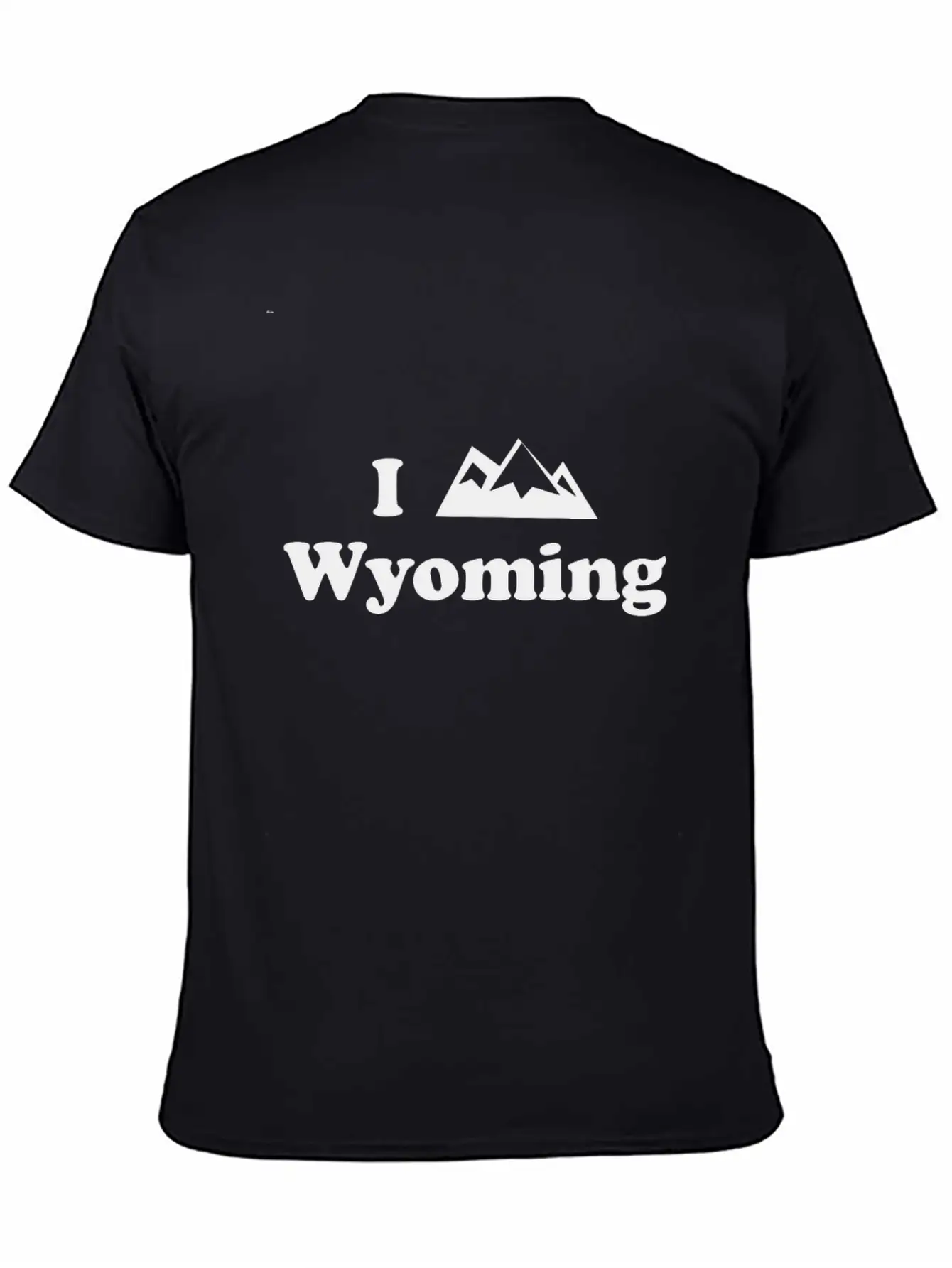 Wyoming Mountain Unisex Casual T-Shirt – Clean Design For Daily Comfort