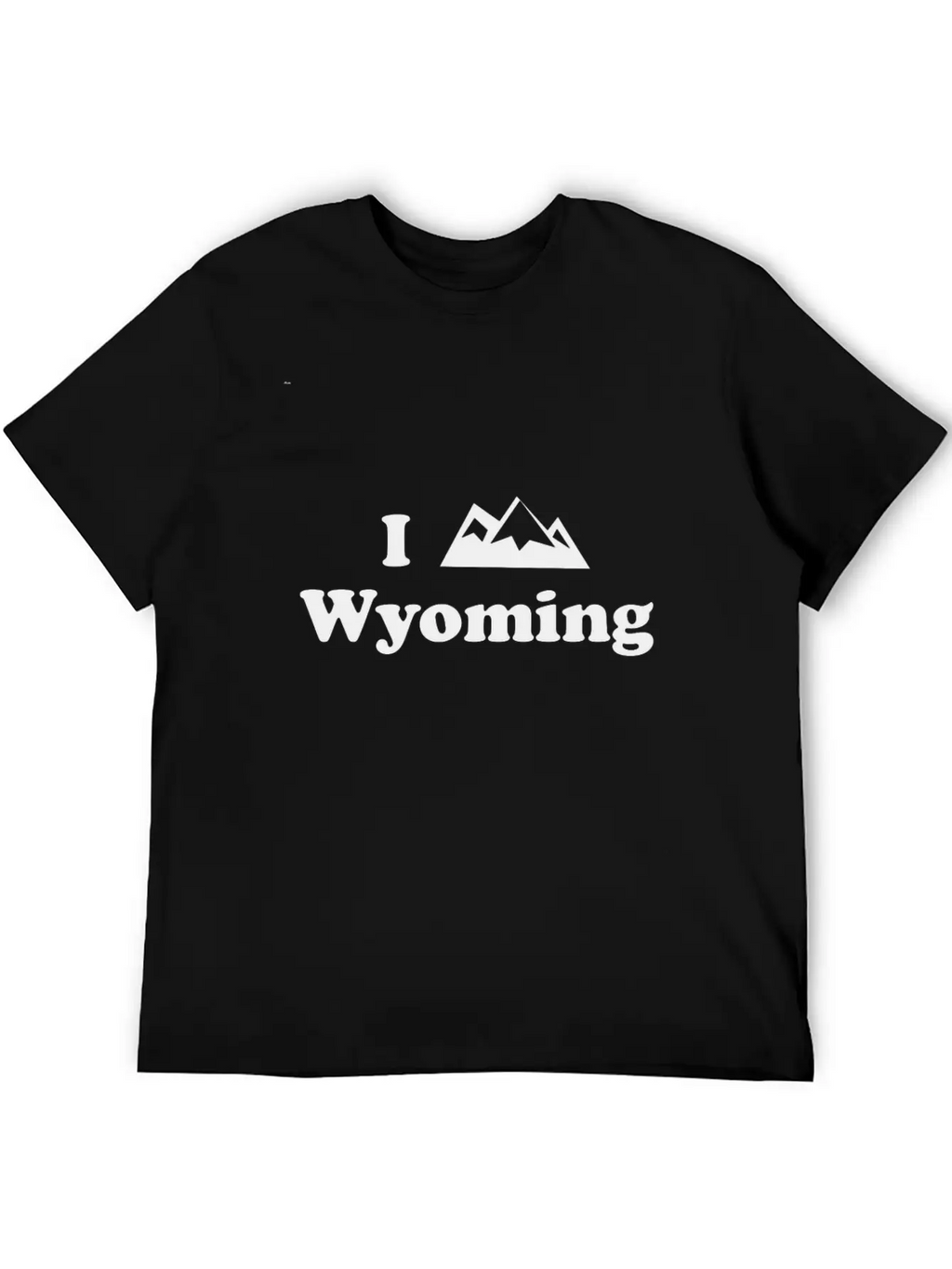 Wyoming Mountain Unisex Casual T-Shirt – Clean Design For Daily Comfort
