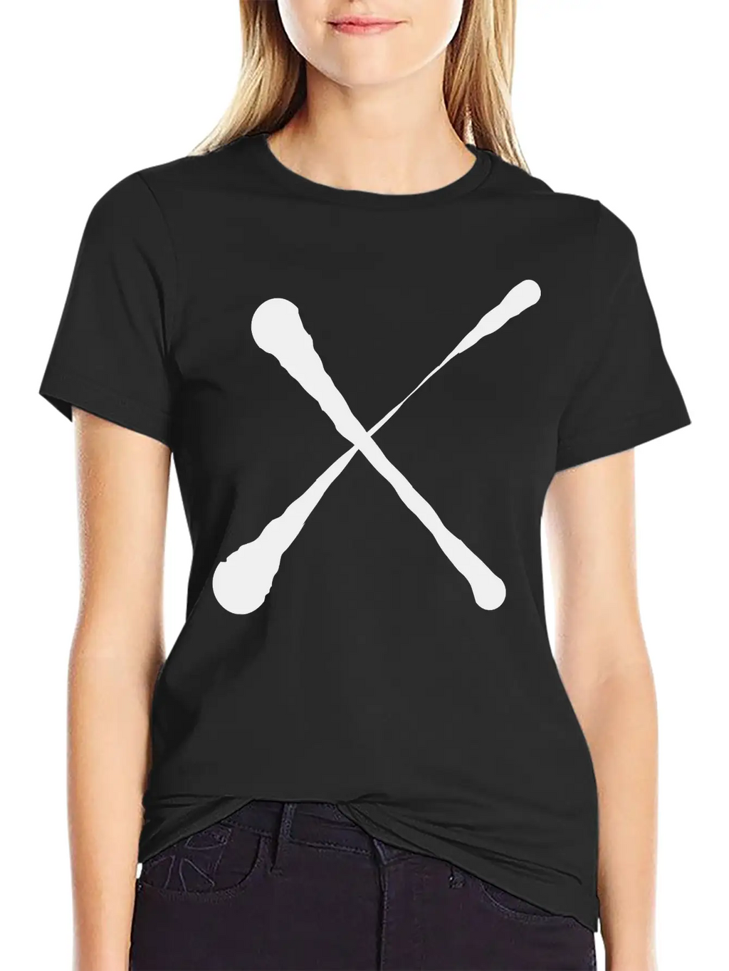 X Cross Design Unisex Short Sleeve Soft Cotton T-Shirt – Casual Everyday Wear