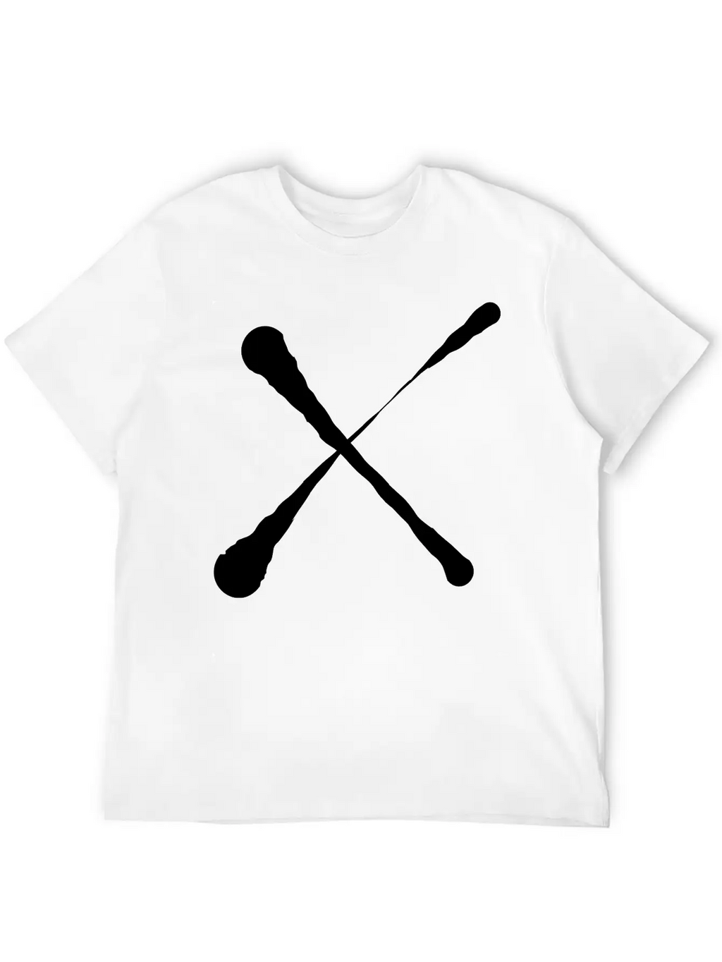 X Cross Design Unisex Short Sleeve Soft Cotton T-Shirt – Casual Everyday Wear