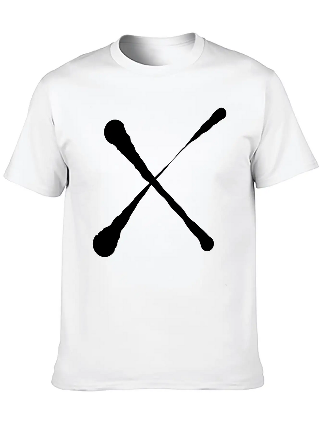X Cross Design Unisex Short Sleeve Soft Cotton T-Shirt – Casual Everyday Wear