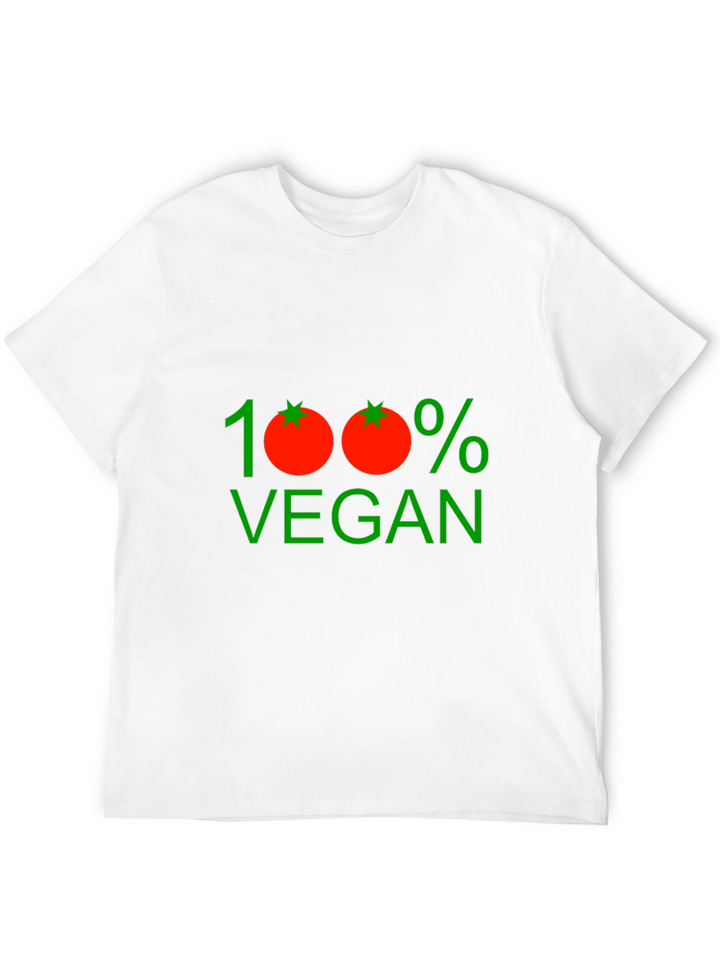 100% Vegan Graphic Tee - Unisex Black T-Shirt