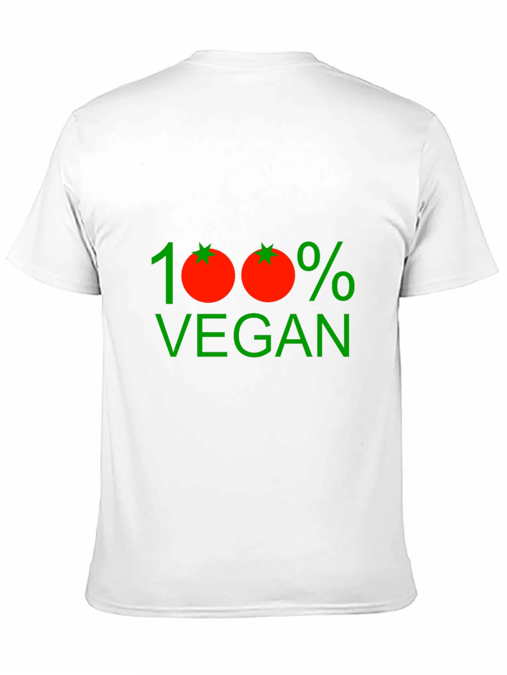 100% Vegan Graphic Tee - Unisex Black T-Shirt