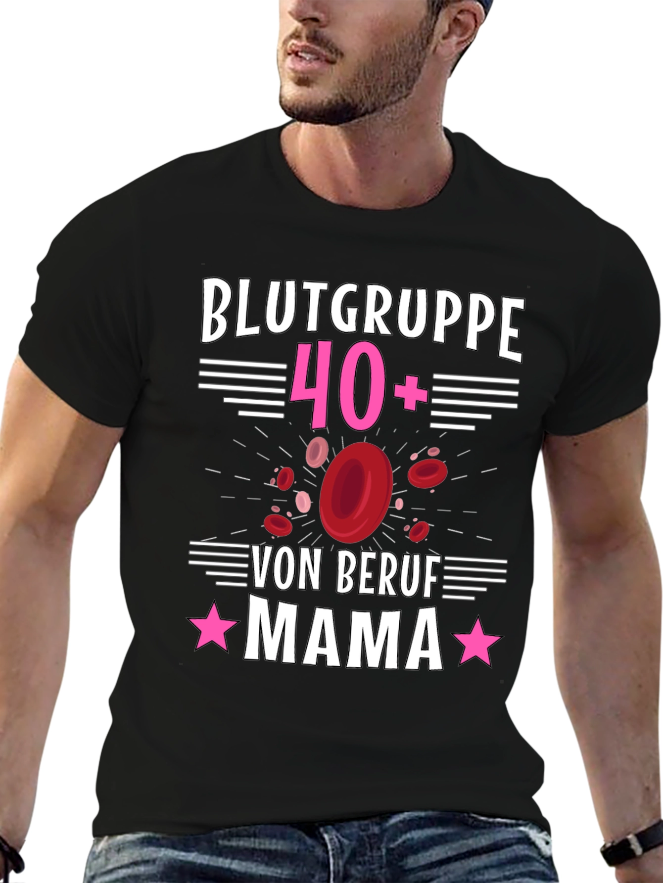 Blood Type 40+ Mama T-Shirt