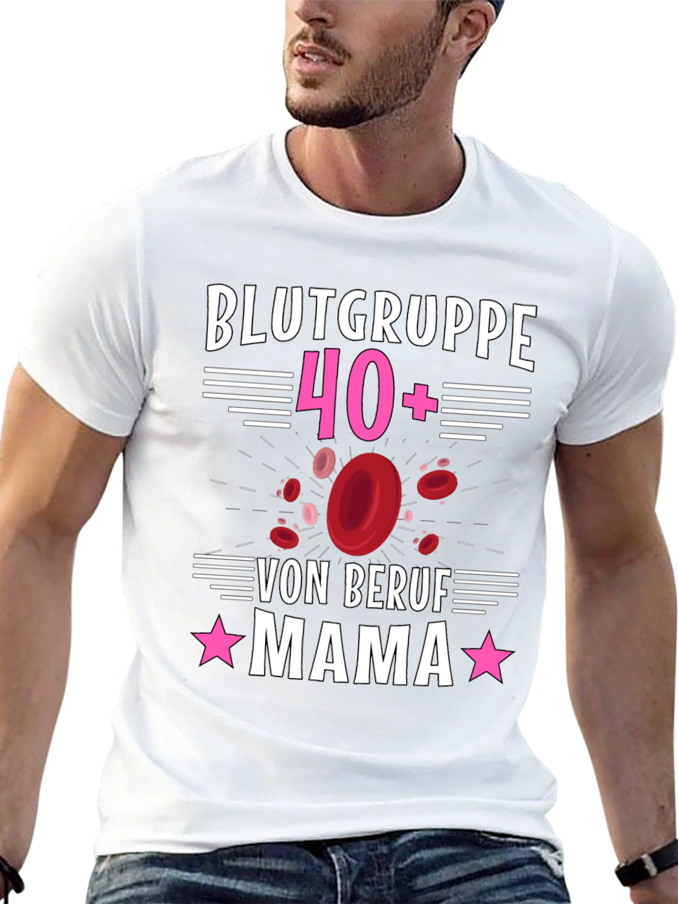 Blood Type 40+ Mama T-Shirt