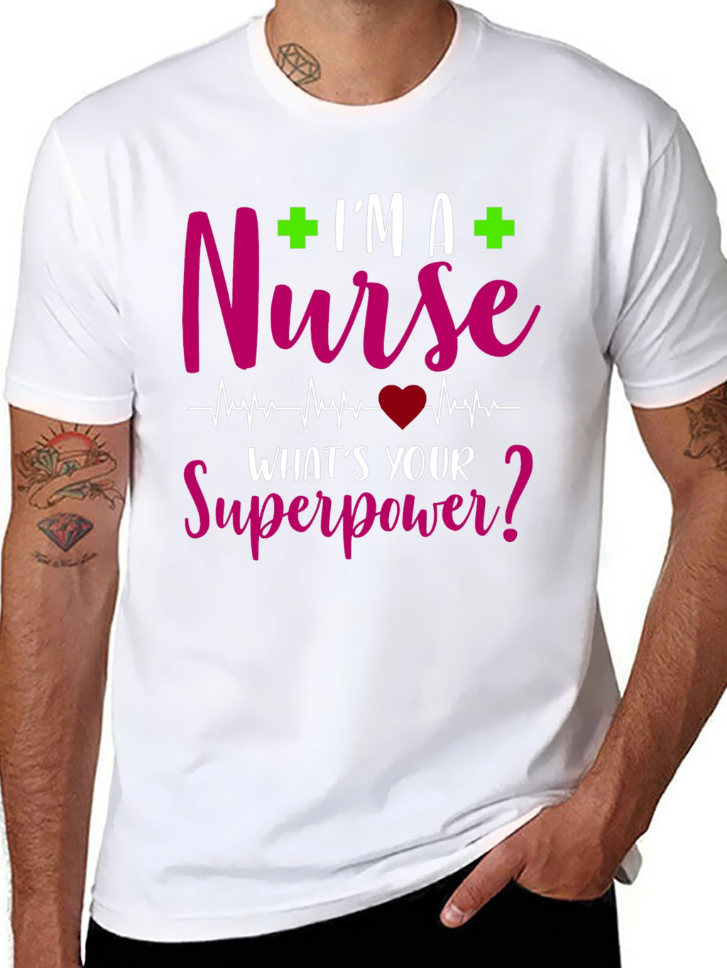 Nurse Superpower T-Shirt - Healthcare Hero Tee