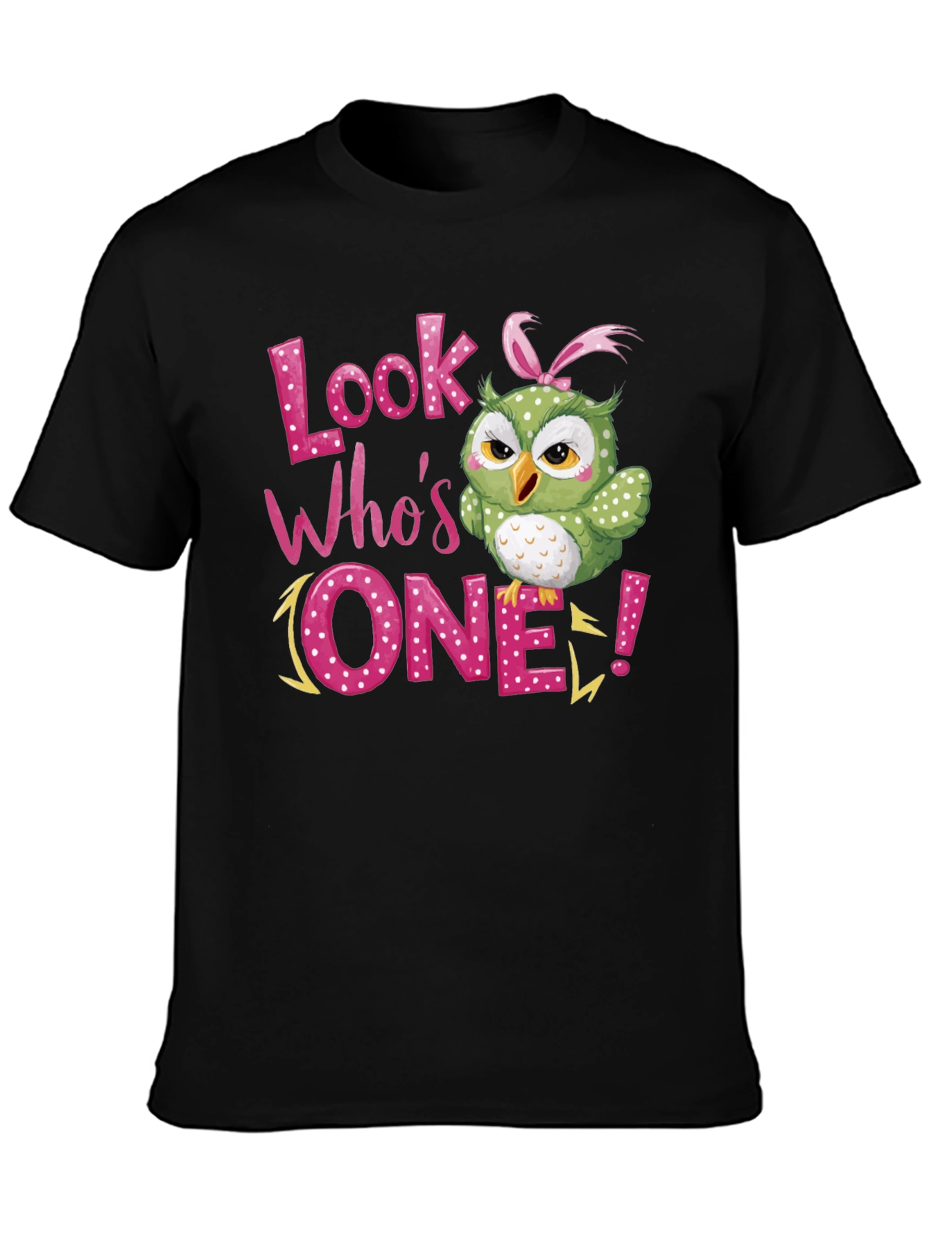Look Whos One Owl Birthday T-Shirt
