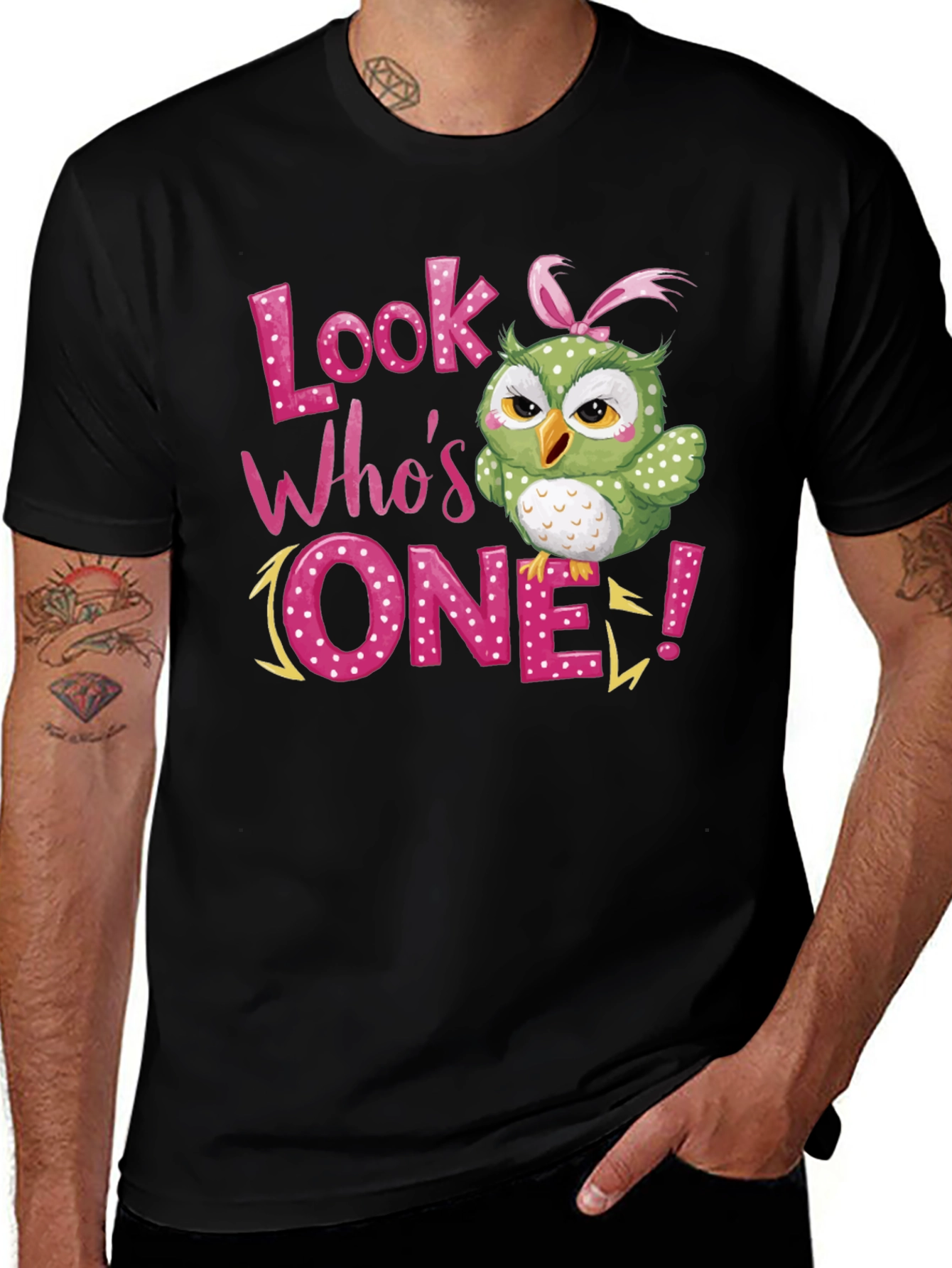 Look Whos One Owl Birthday T-Shirt