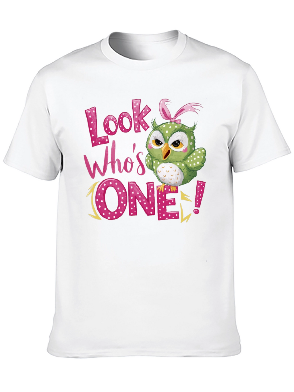 Look Whos One Owl Birthday T-Shirt