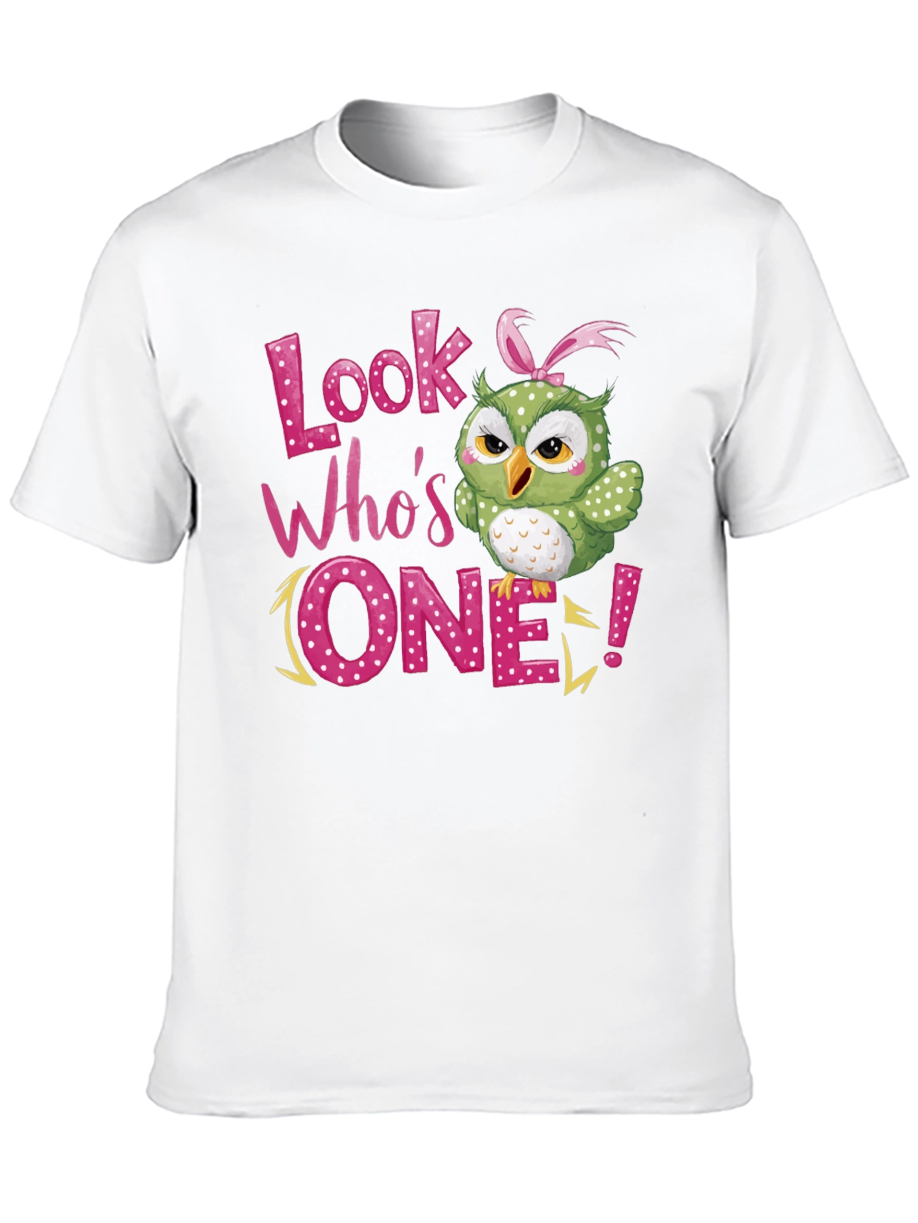 Look Whos One Owl Birthday T-Shirt