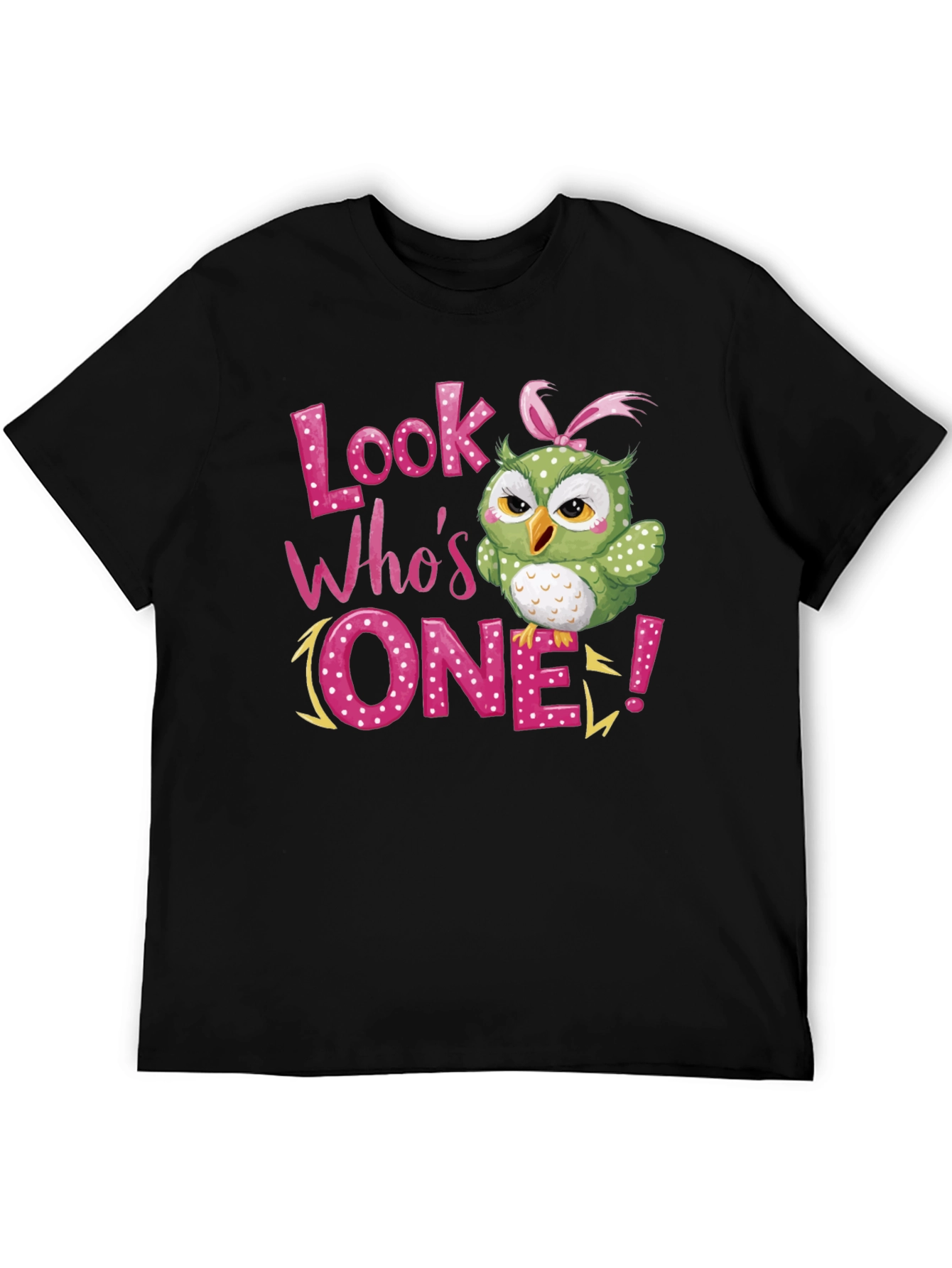 Look Whos One Owl Birthday T-Shirt