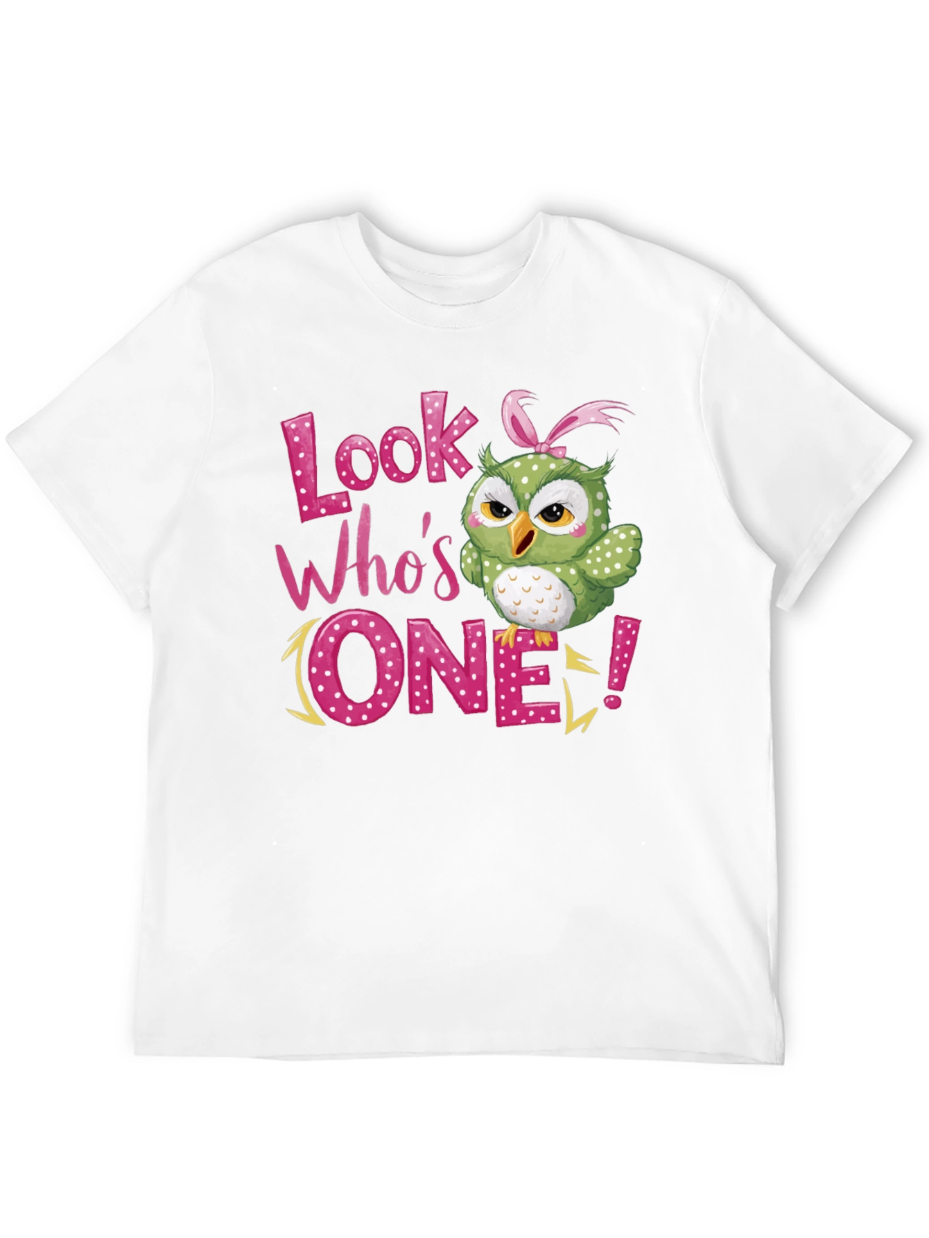 Look Whos One Owl Birthday T-Shirt