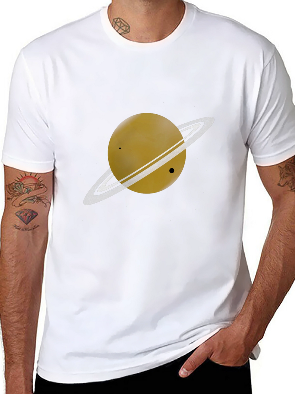 Saturn Graphic T-Shirt - Space Lover Apparel
