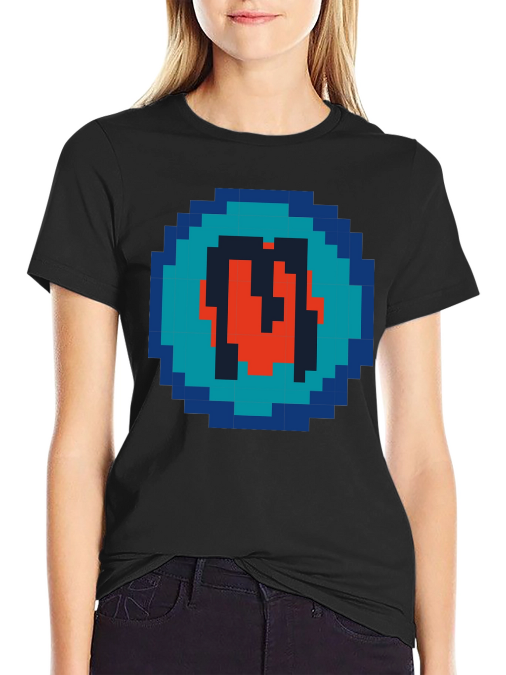 Pixel Art Letter Graphic Tee