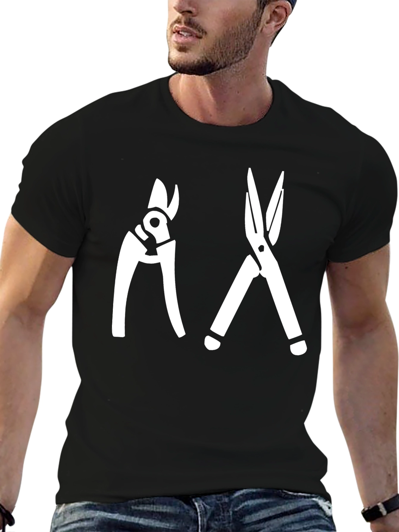 Gardening Tool Graphic T-Shirt