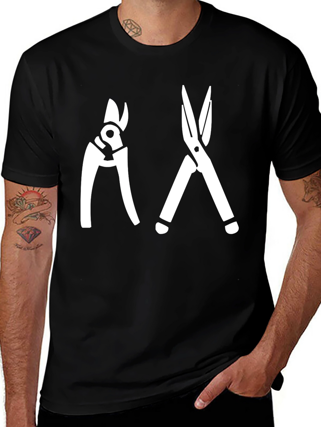 Gardening Tool Graphic T-Shirt