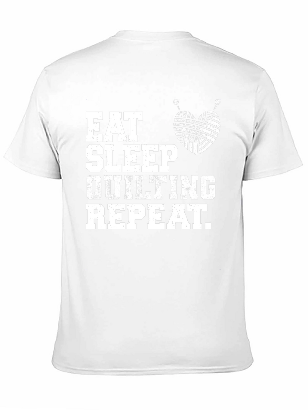 Eat Sleep Quilting Repeat T-Shirt Soft Cotton Tee
