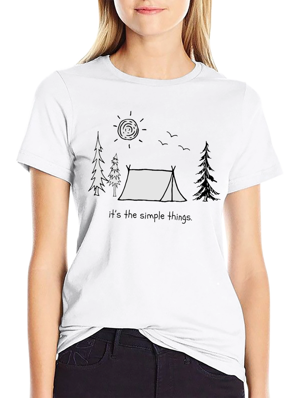 Simple Things Camping Graphic T-Shirt