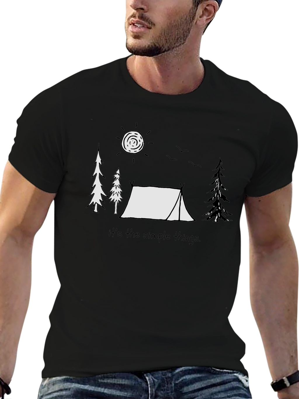 Simple Things Camping Graphic T-Shirt