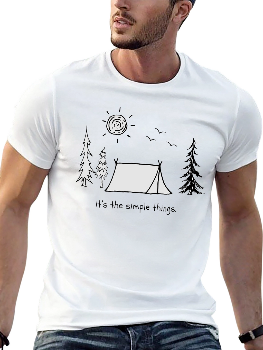 Simple Things Camping Graphic T-Shirt