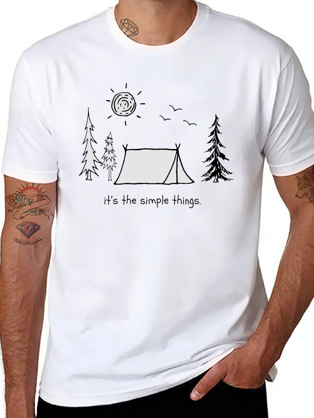Simple Things Camping Graphic T-Shirt
