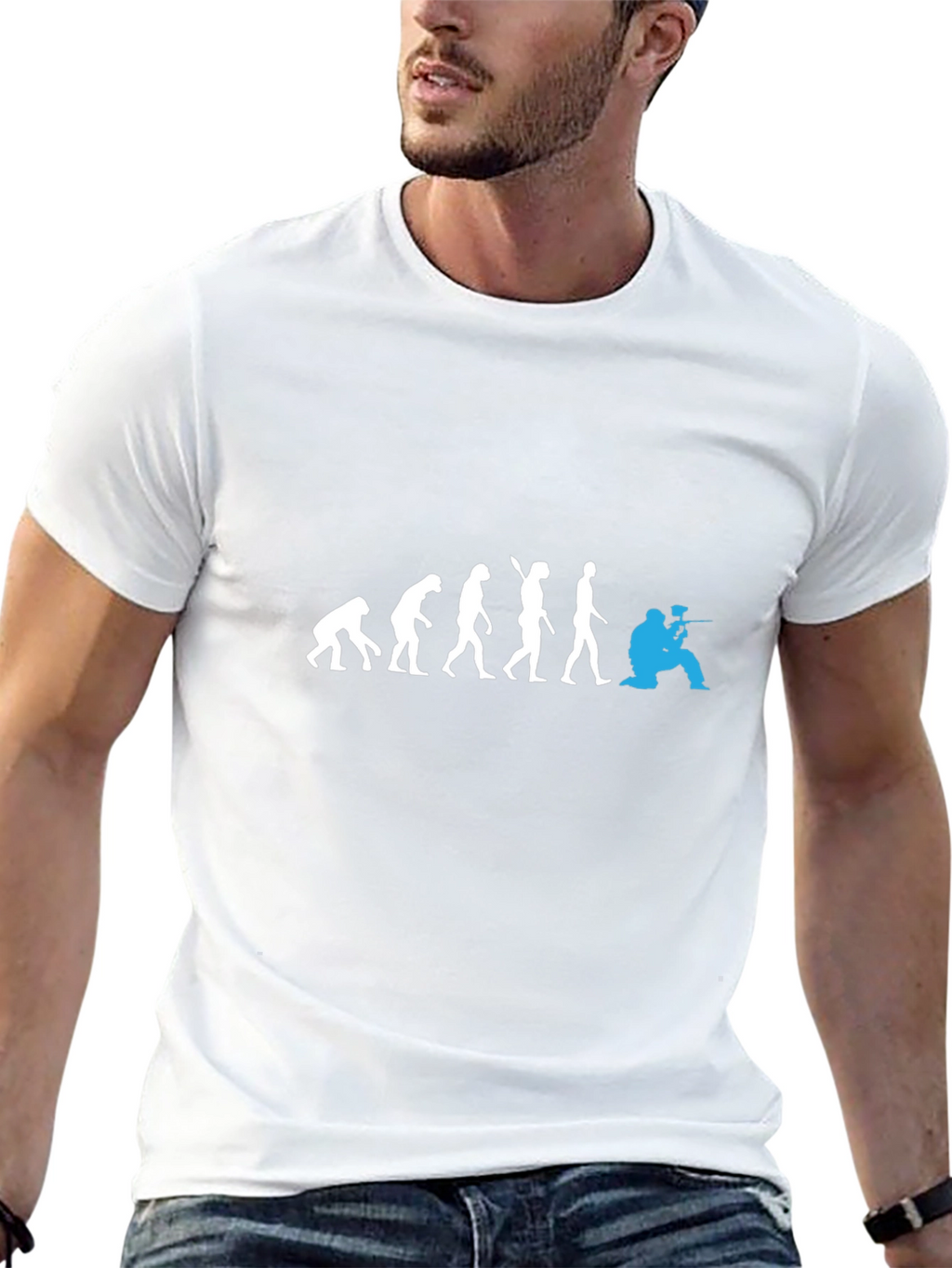 Evolution of Paintball T-Shirt - Black
