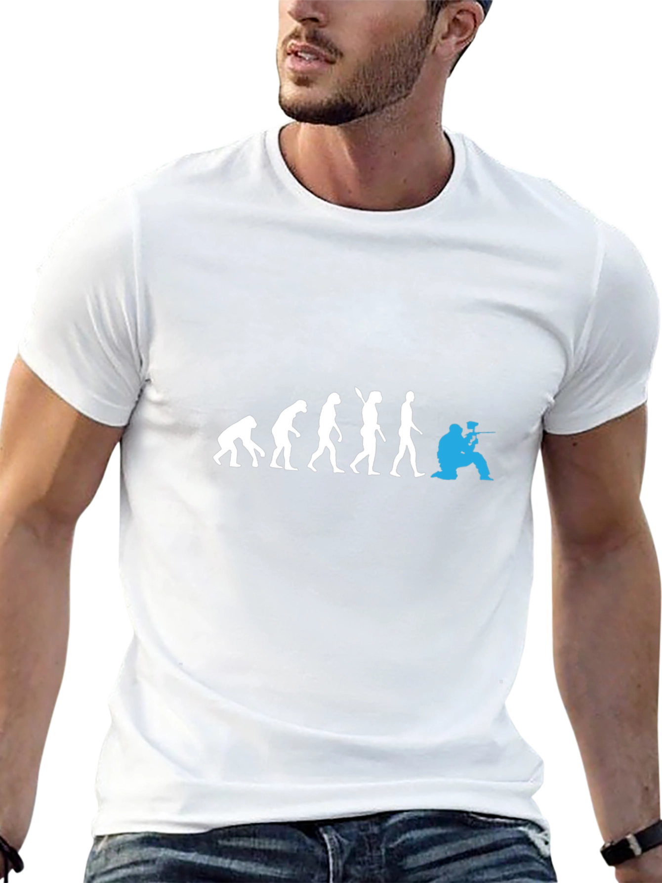 Evolution of Paintball T-Shirt - Black