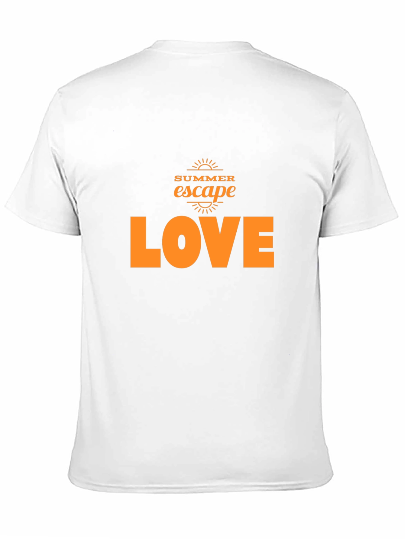 Summer Escape Love Graphic Black T-Shirt
