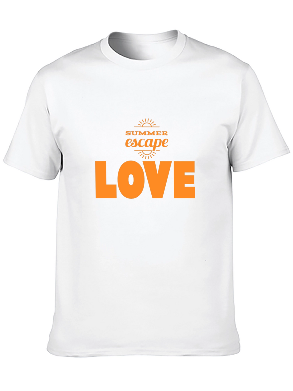 Summer Escape Love Graphic Black T-Shirt