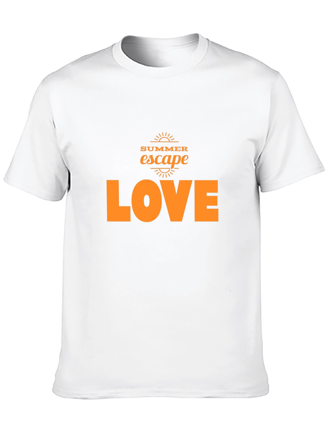 Summer Escape Love Graphic Black T-Shirt