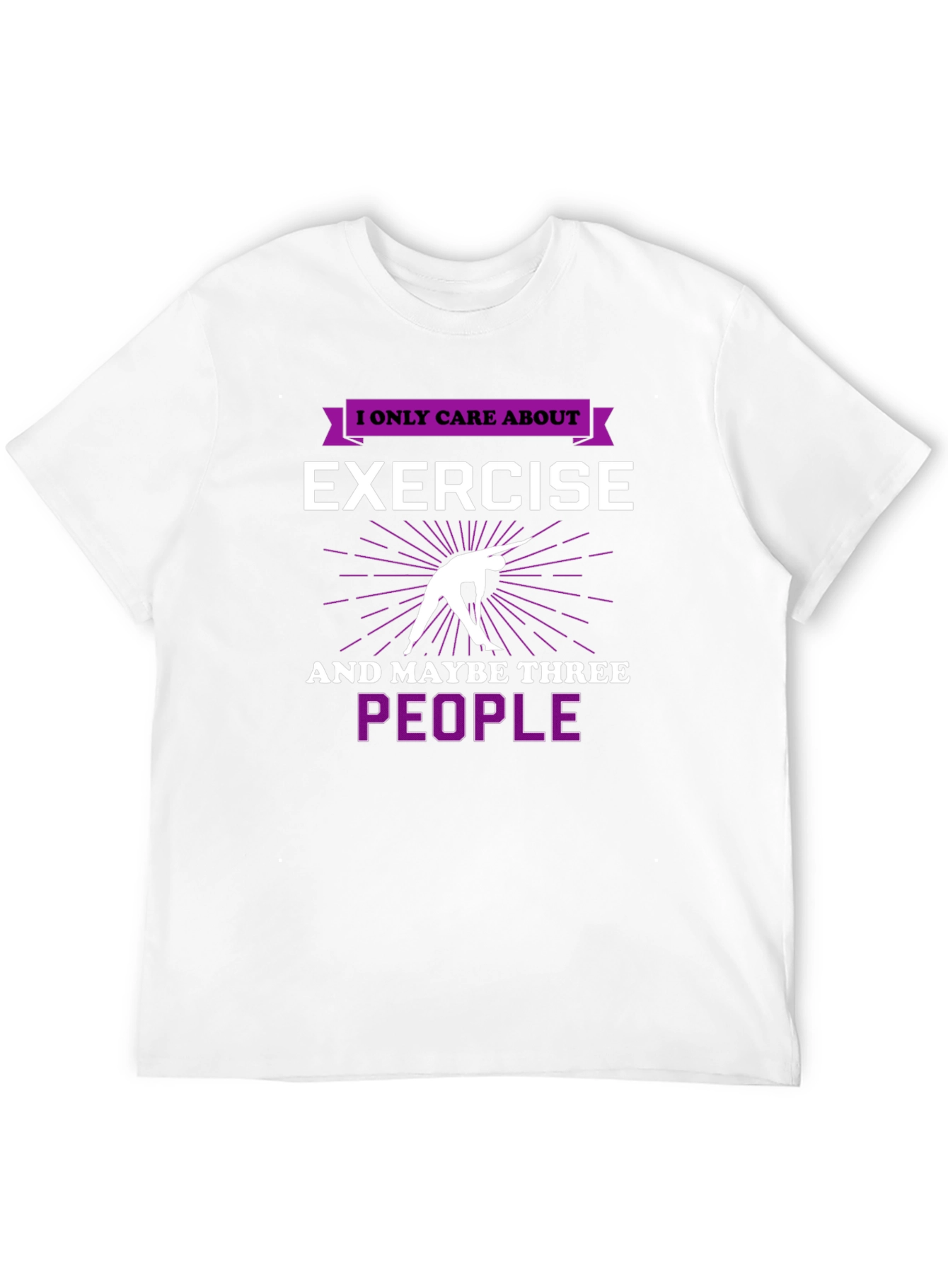 Exercise & People Graphic T-Shirt
