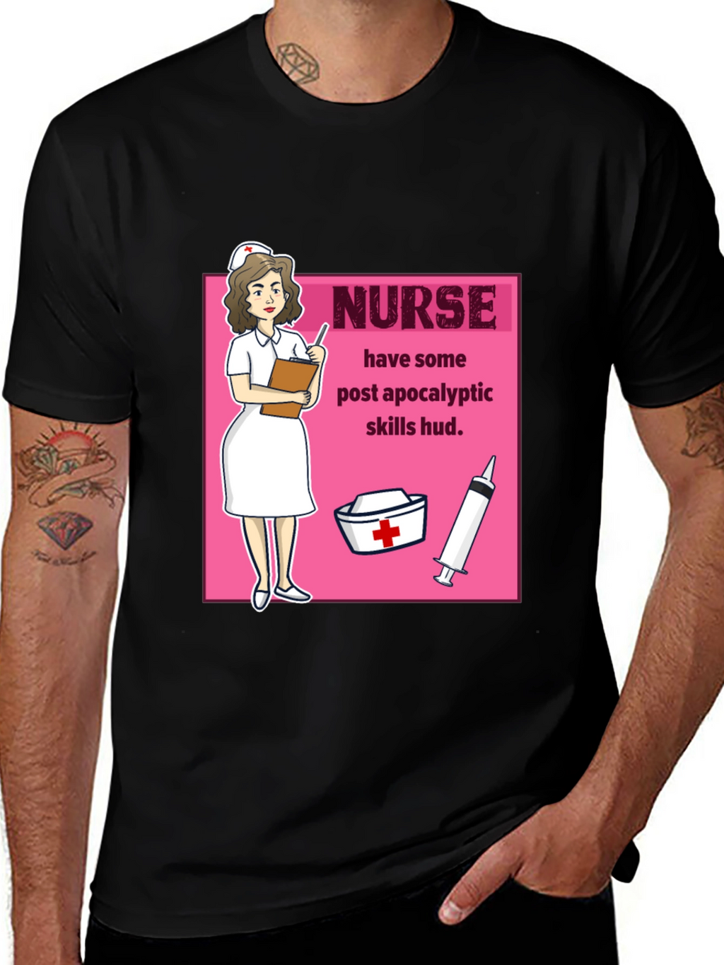 Nurse Post Apocalyptic Skills T-Shirt