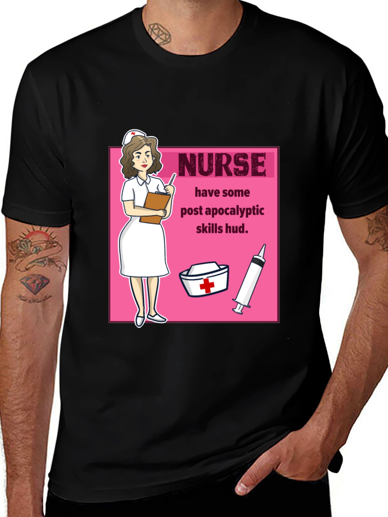 Nurse Post Apocalyptic Skills T-Shirt