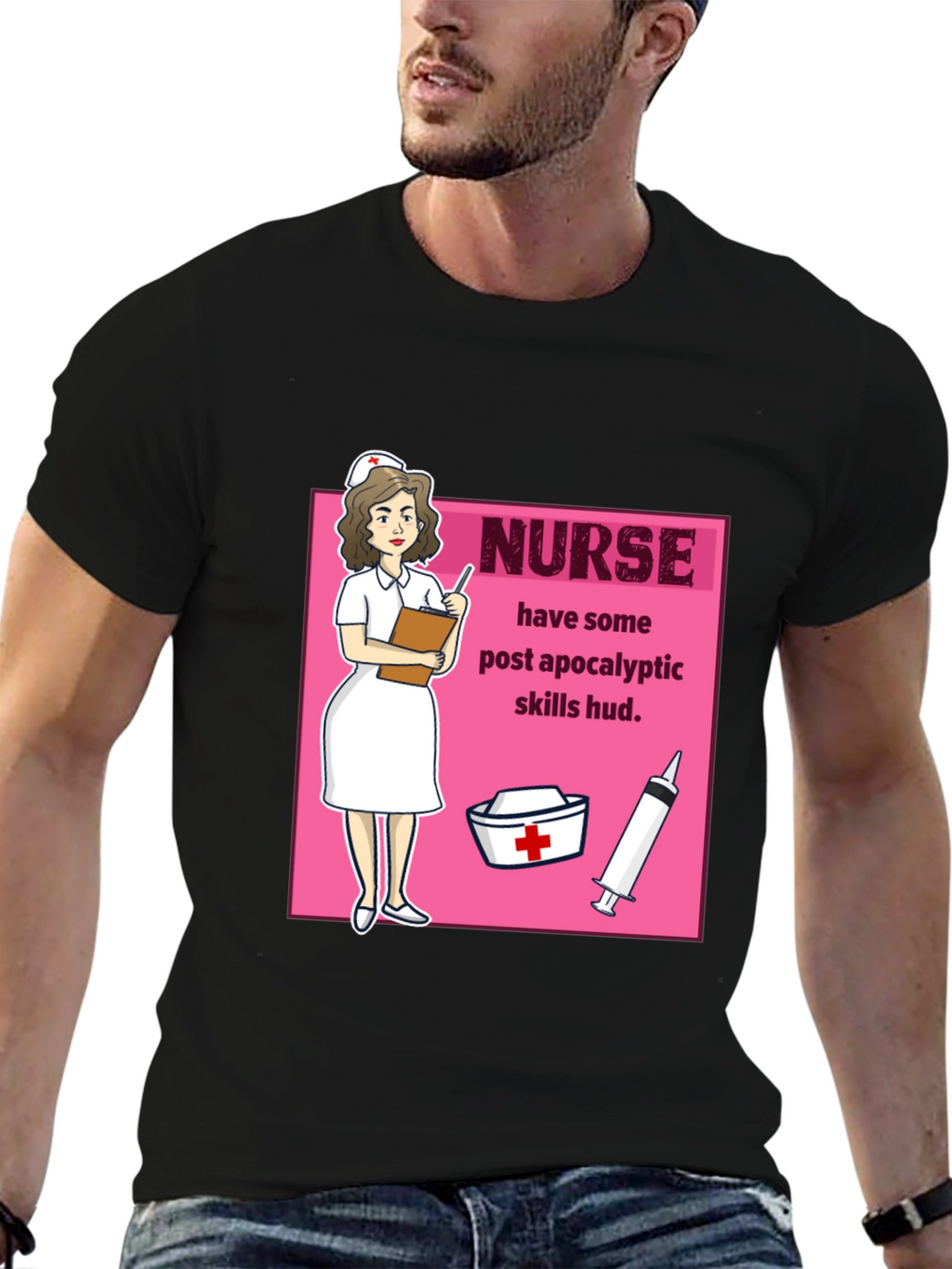 Nurse Post Apocalyptic Skills T-Shirt