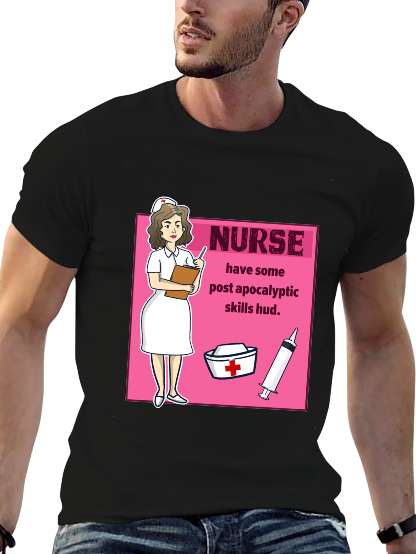 Nurse Post Apocalyptic Skills T-Shirt