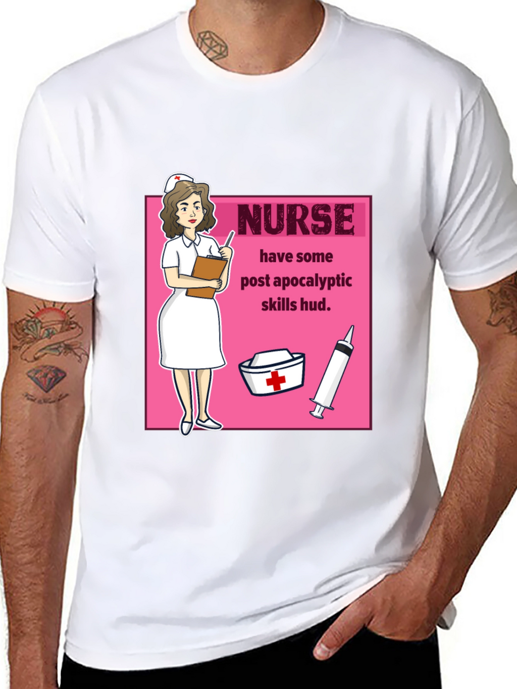 Nurse Post Apocalyptic Skills T-Shirt