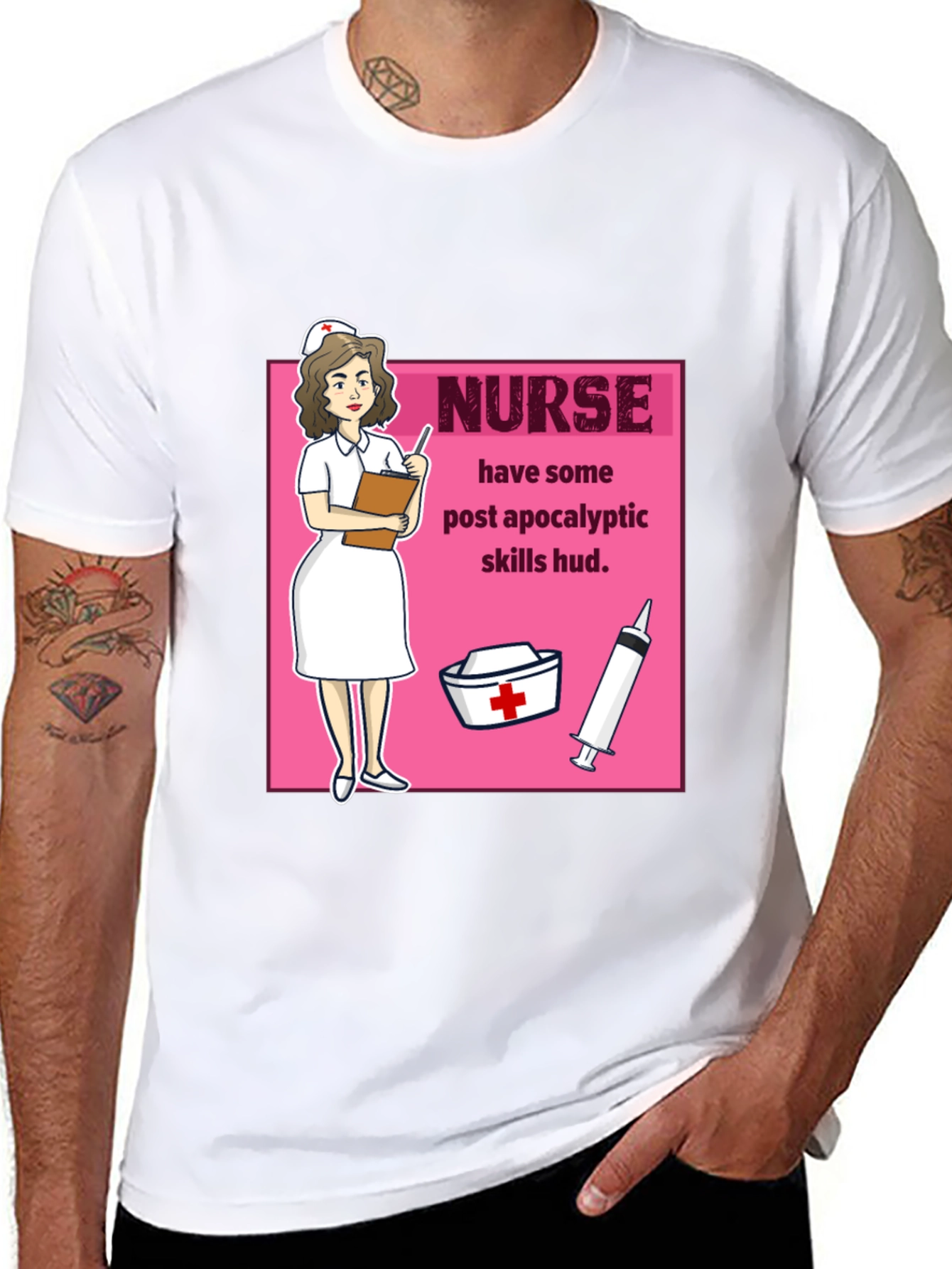 Nurse Post Apocalyptic Skills T-Shirt